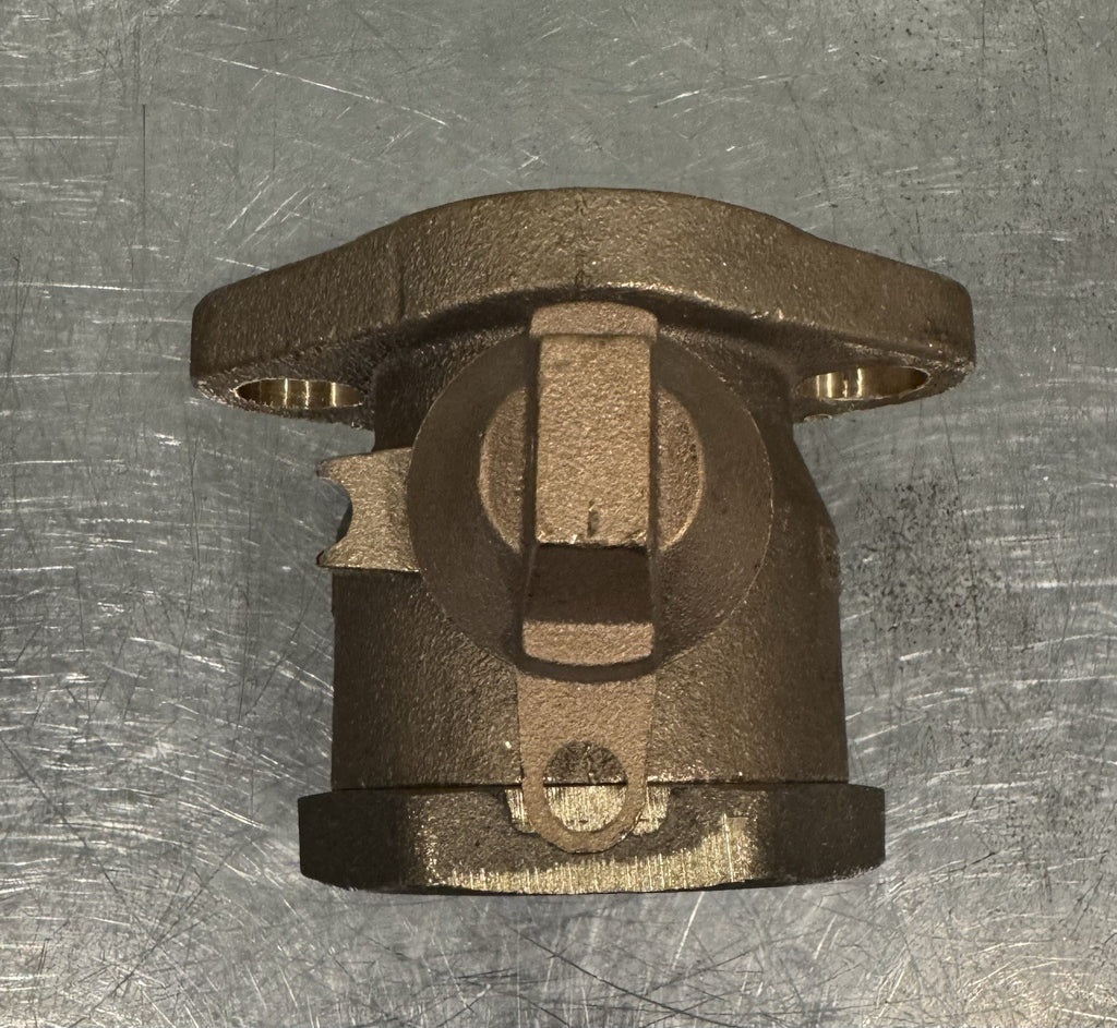Mueller 2” Angle Stop Shutoff Brass Thread X Meter Flange NEW! FREE SHIPPING!