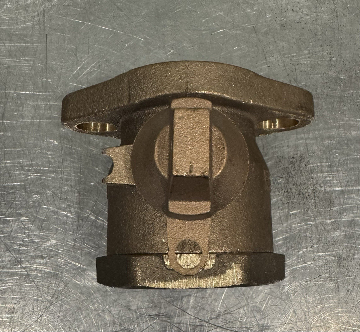 Mueller 2” Angle Stop Shutoff Brass Thread X Meter Flange NEW! FREE SHIPPING!