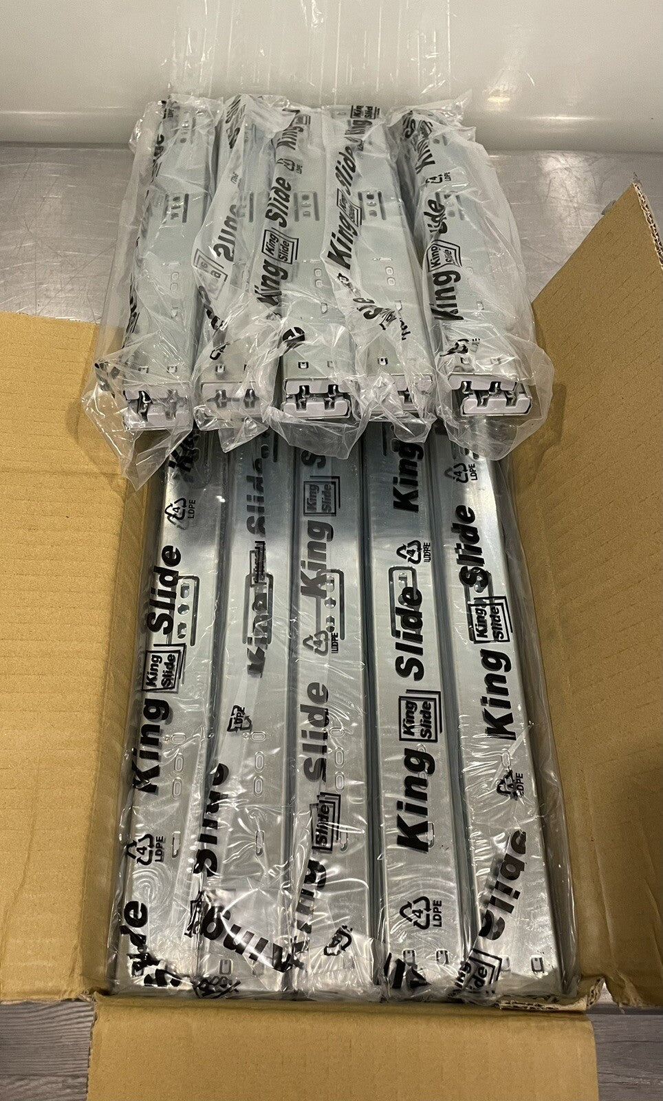 King Slide 280-1301 Full Extension Soft-Close Drawer Slide 12 Inch 10 Sets NEW!