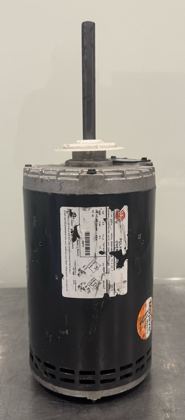 US Motors 8987H Polyphase Air Over Motor 2HP 1140 RPM 208-230/460V NEW!