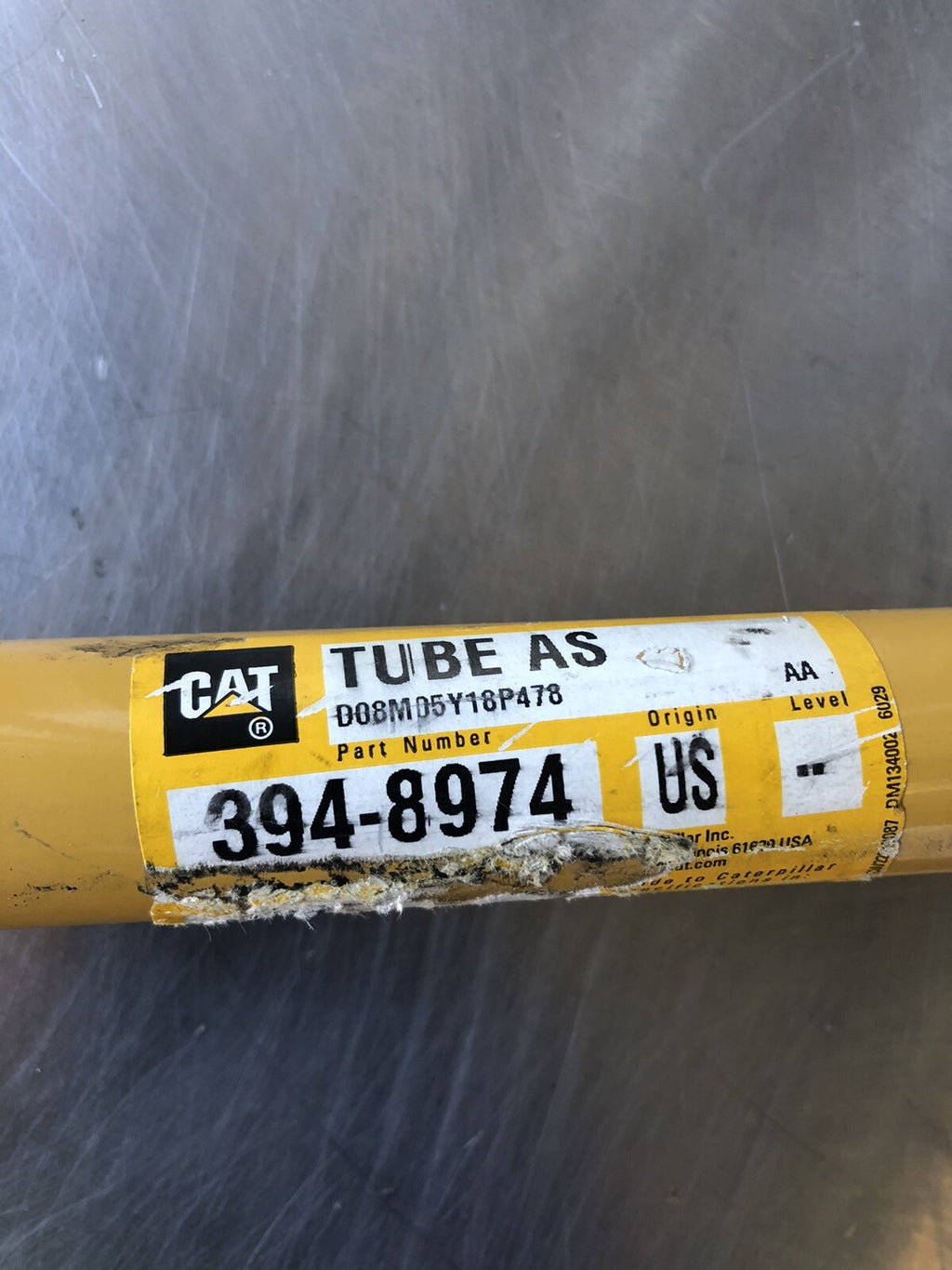 Caterpillar 394-8974 CAT Genuine Tube Assembly NEW!! FREE SHIPPING!!!