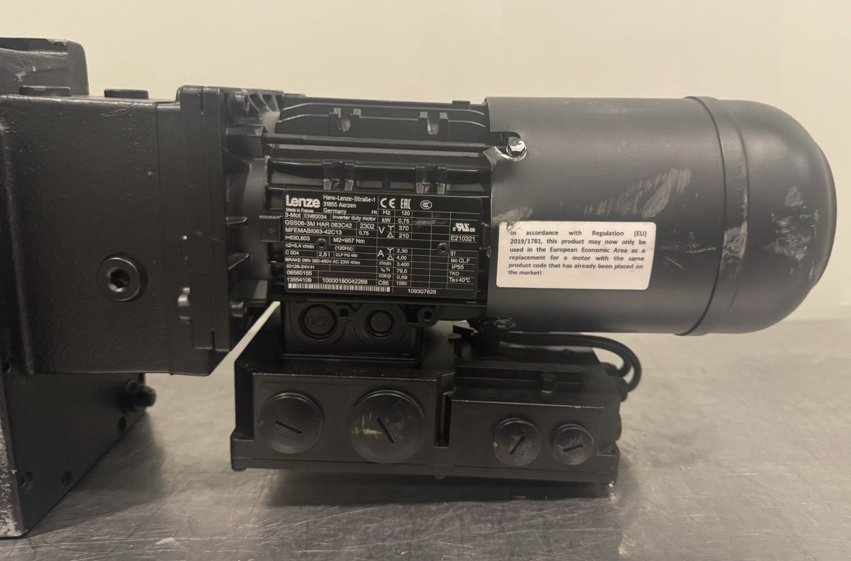 Lenze GSS06-3M HAR 063C42 Motor Gearbox Assembly NEW! FREE SHIPPING!