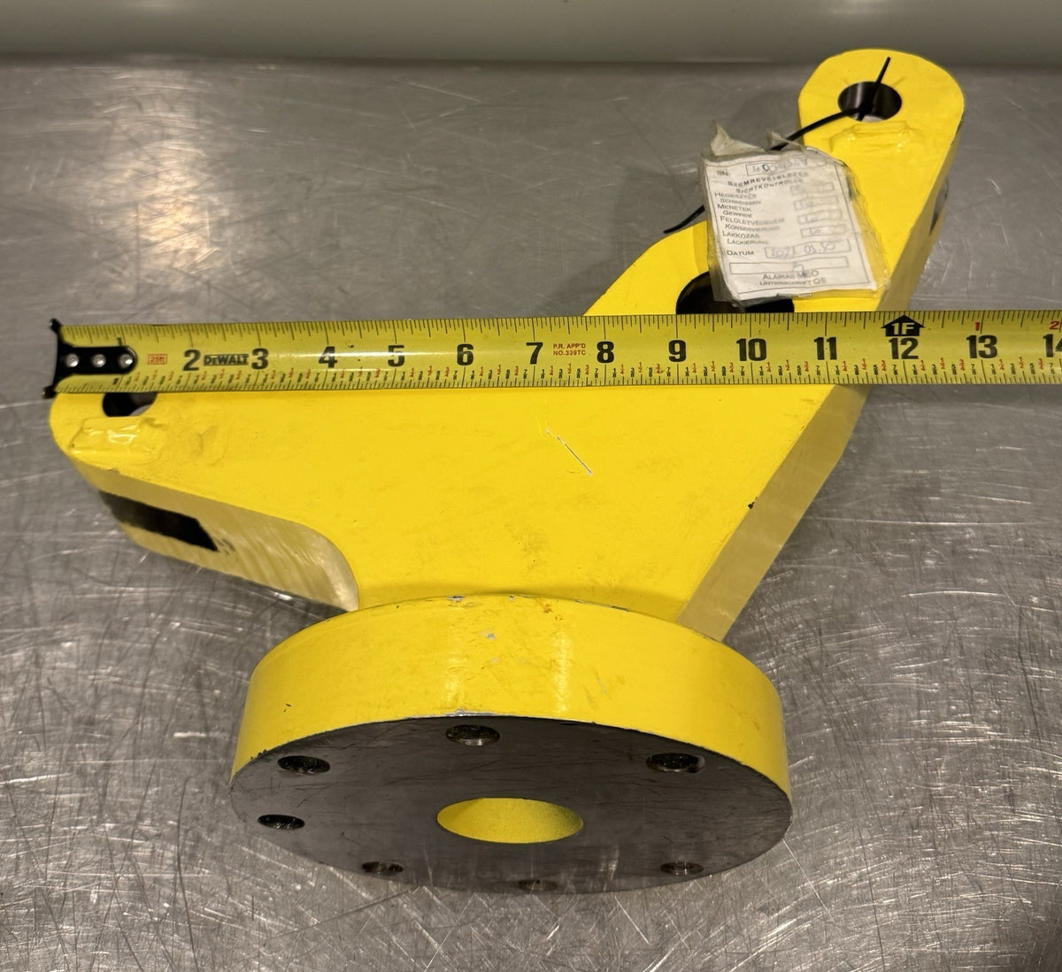 Yellow Bracket Equipment Mount Assembly Part NEW! FREE SHIPPING!