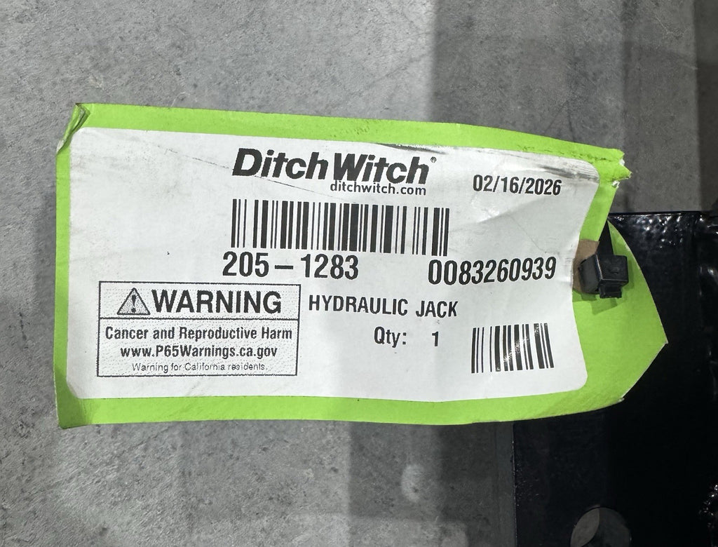Ditch Witch 205-1283  Hydraulic Jack Genuine NEW! FREE SHIPPING!
