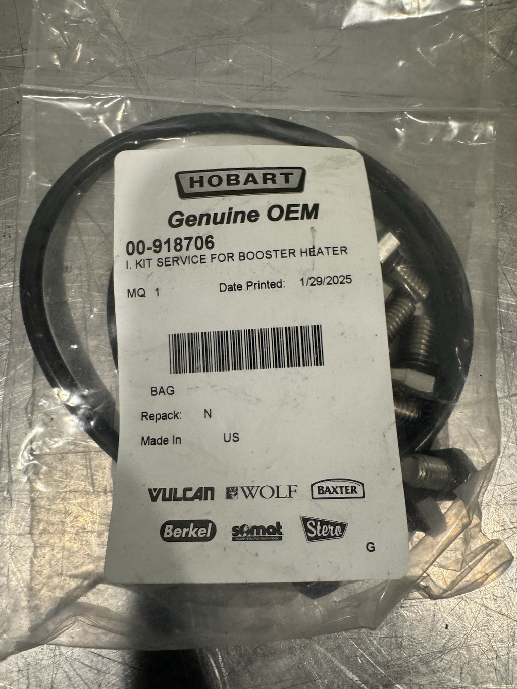 Hobart 00-949791-00003 Heater Stud Weldment 18Kw FT1000 NEW! FREE SHIPPING!
