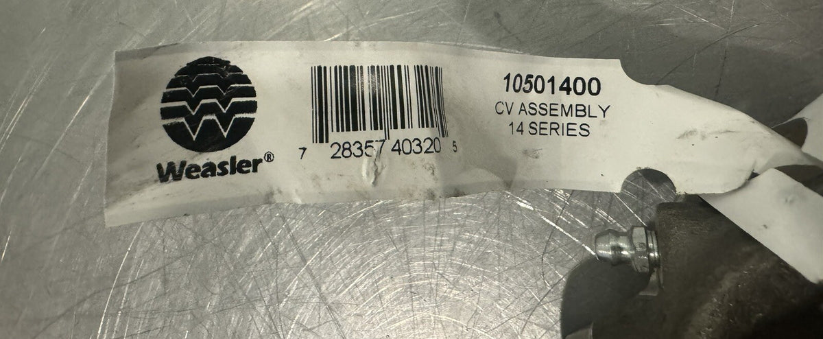 Weasler 10501400 Yoke & Shaft ASSY NEW W/ TAGS! FREE SHIPPING!