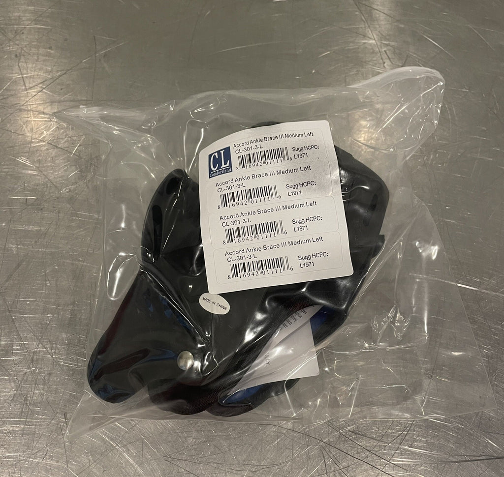 Comfortland CL-301-3-L  Ankle Brace Accord III Left Medium BOTTOM PART ONLY!