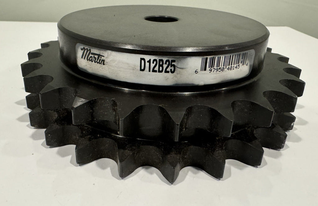 Martin D12B25 Metric Double Roller Chain Sprocket 25 Teeth NEW! FREE SHIPPING!