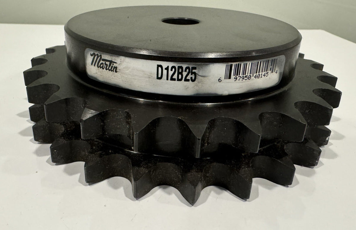Martin D12B25 Metric Double Roller Chain Sprocket 25 Teeth NEW! FREE SHIPPING!