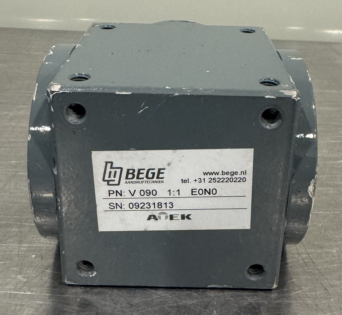 Atek V 090 1:1 E0N0 Bege Gear Box Reducer 1:1 Ratio NEW! FREE SHIPPING!