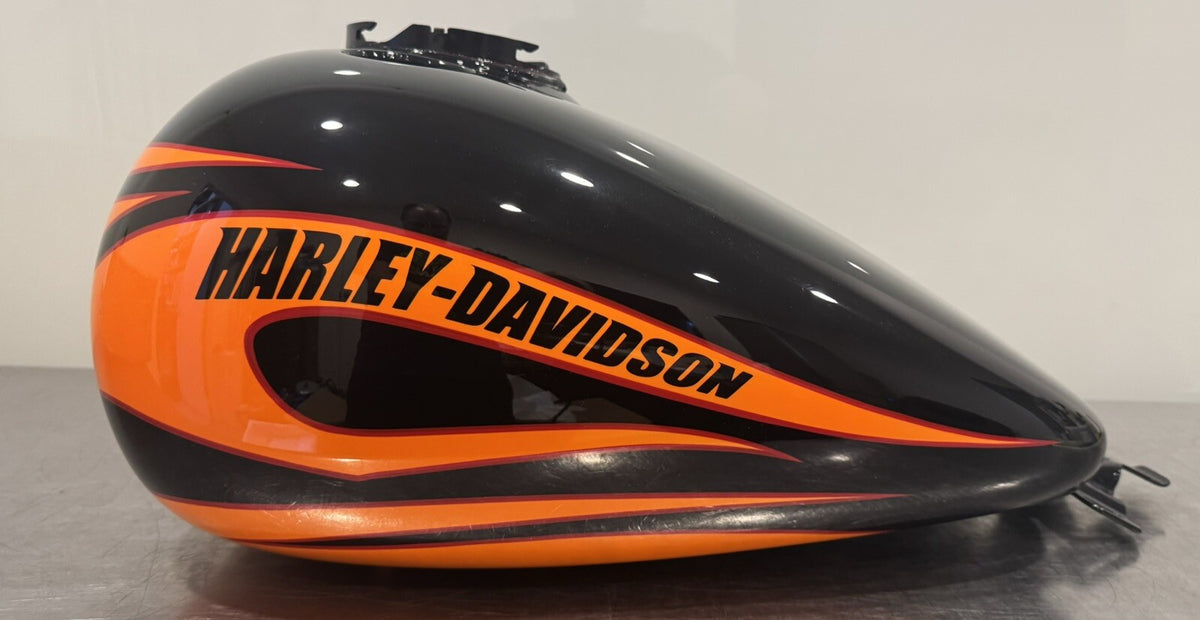 Harley Davidson Gas Tank HR3 Orange & Black NEW! FREE SHIPPING!