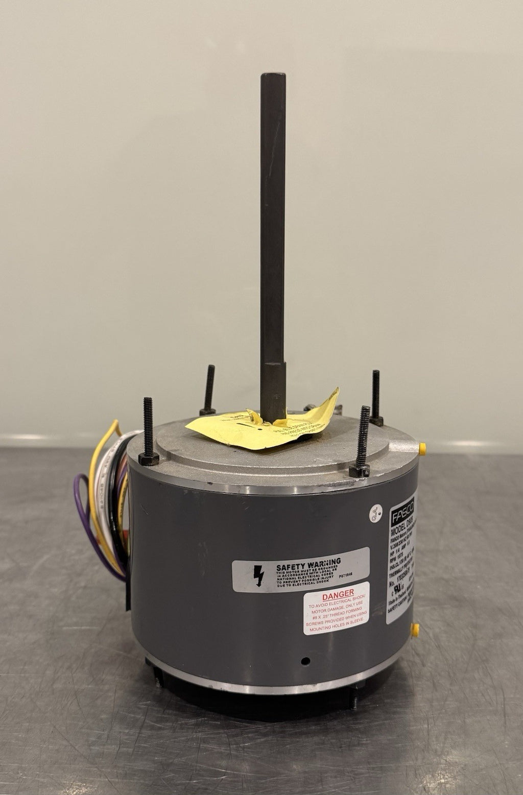 Fasco D909 Condenser Fan Motor 208/230V 1/4 HP 1075 RPM NEW! FREE SHIPPING!