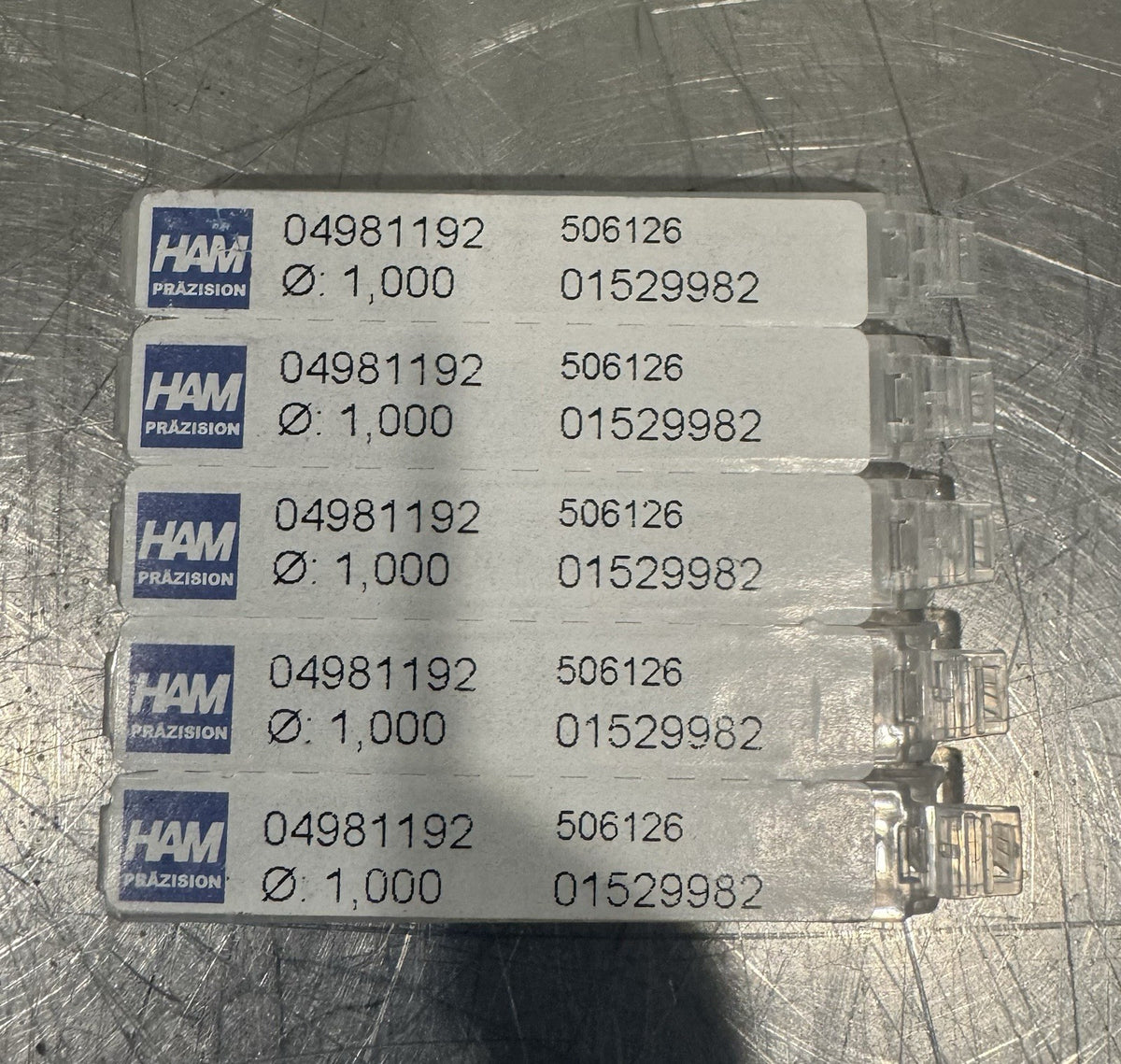 Ham Precision 04981192 Micro Mill Bits PACK OF 5 Ham Prazision NEW! SHIPS FREE!