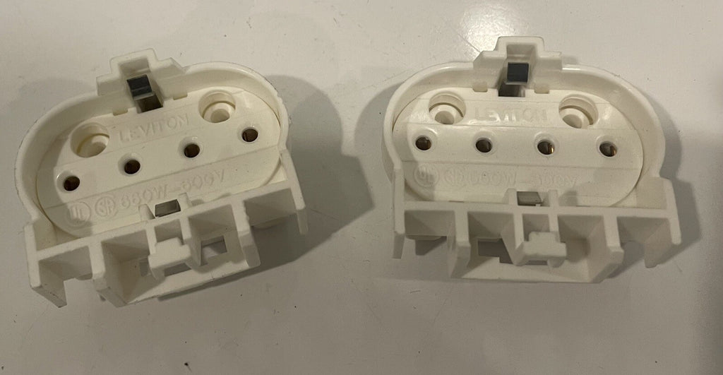Leviton Shunted 1H42Y0 Socket Lampholder PACK OF 2 NEW! FREE SHIPPING!
