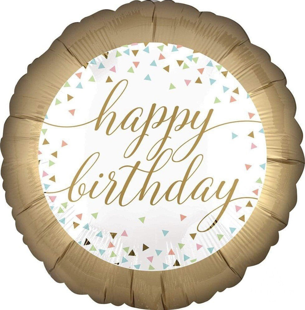 Anagram 37177 XL 17” Pastel Confetti Happy Birthday NEW! FREE SHIPPING!