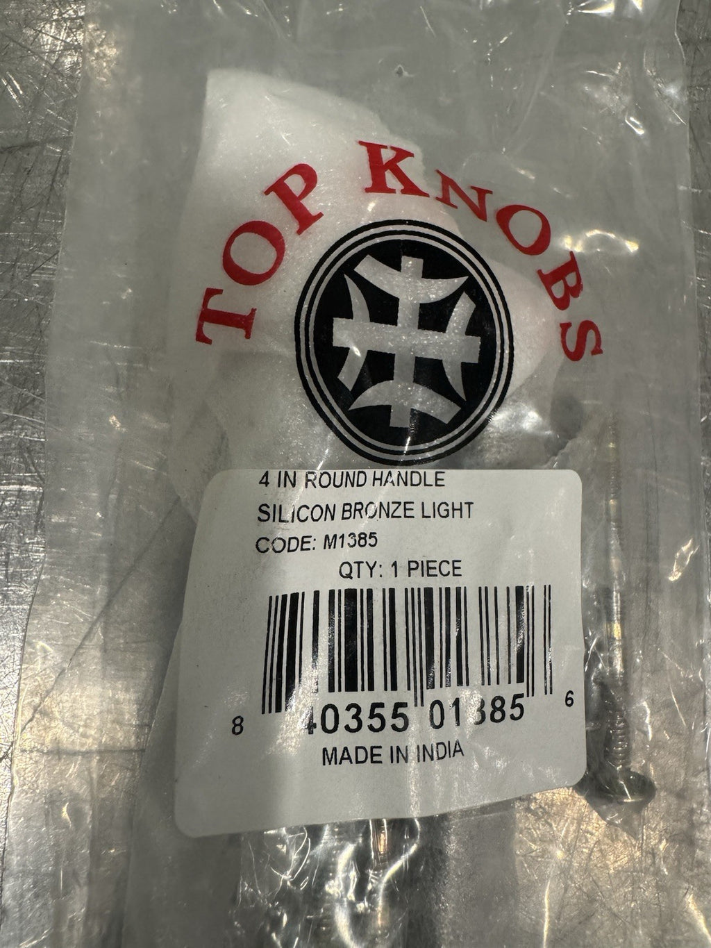 Top Knobs Aspen Rounded Pull 4" Silicon Bronze Light Cabinet Handle NEW!
