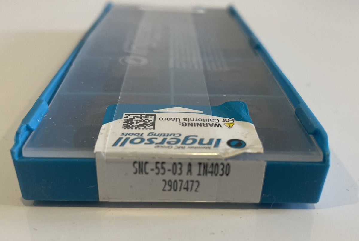 Ingersoll Cutting Tools SNC-55-03 Lathe Inserts 10 PACK NEW! FREE SHIPPING!