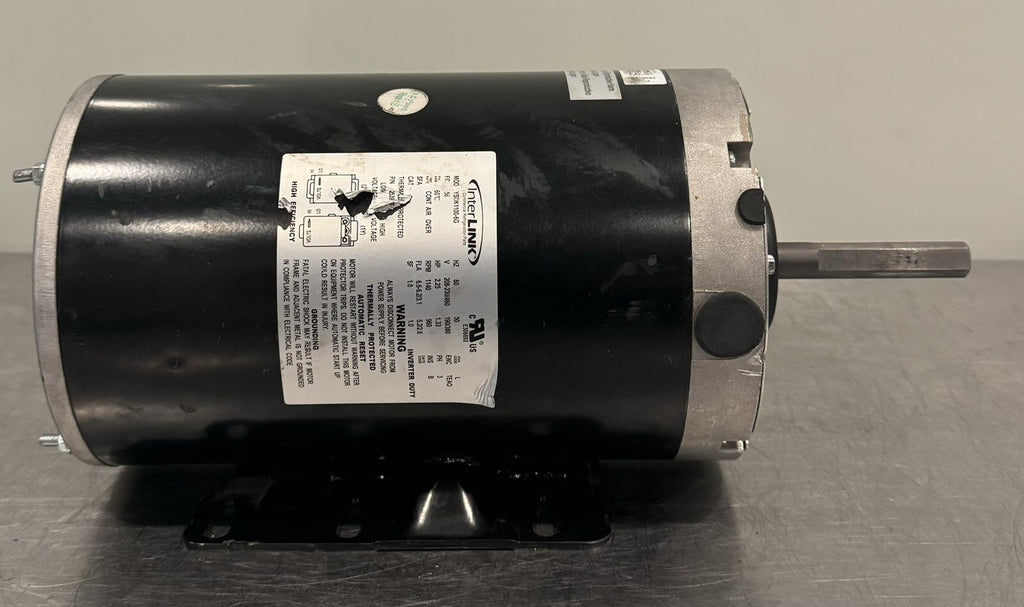 Heatcraft 25391101 2.25 HP Condenser Motor Interlink YSDK1100-6G NEW!!!