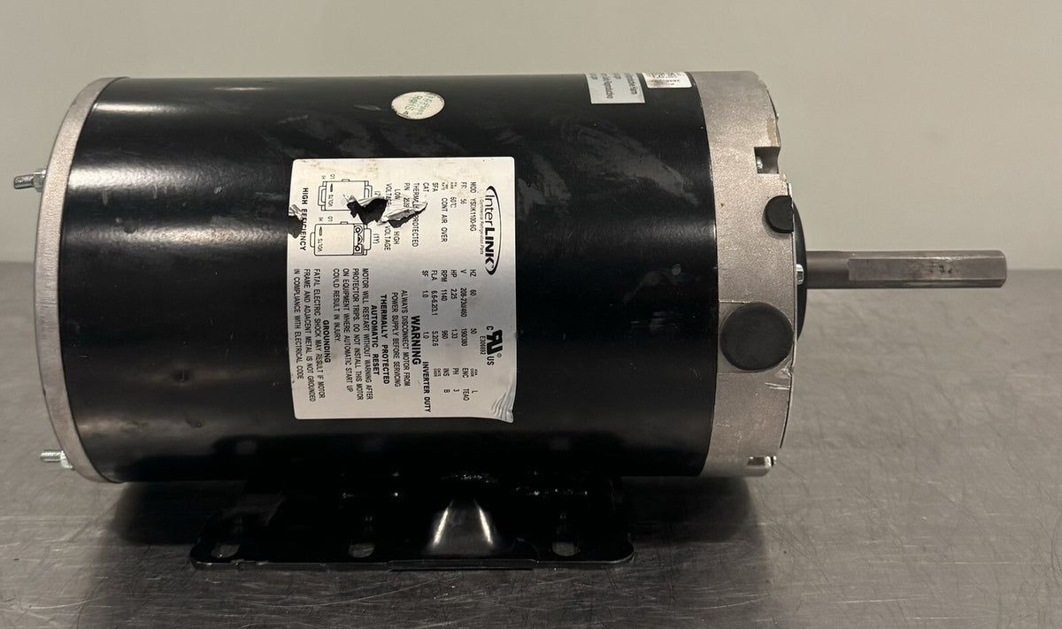 Heatcraft 25391101 2.25 HP Condenser Motor Interlink YSDK1100-6G NEW!!!