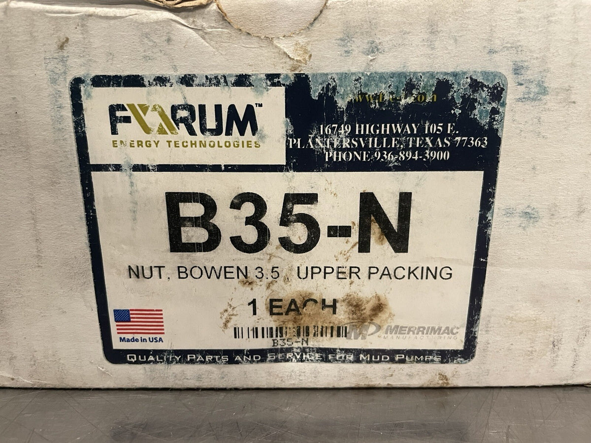 Forum B45-N Bowen 3.5 Upper Packing Nut NEW IN BOX! FREE SHIPPING!