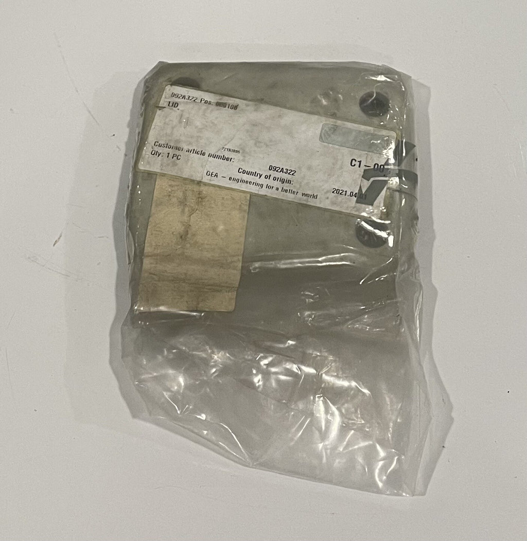 GEA 092A322 Lid ASSY Square 4.7” NEW! FREE SHIPPING!