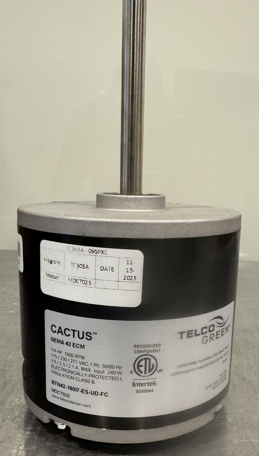 9MVT025503 First Co. Motor ECM 1/4 HP NEW IN BOX! FREE SHIPPING!