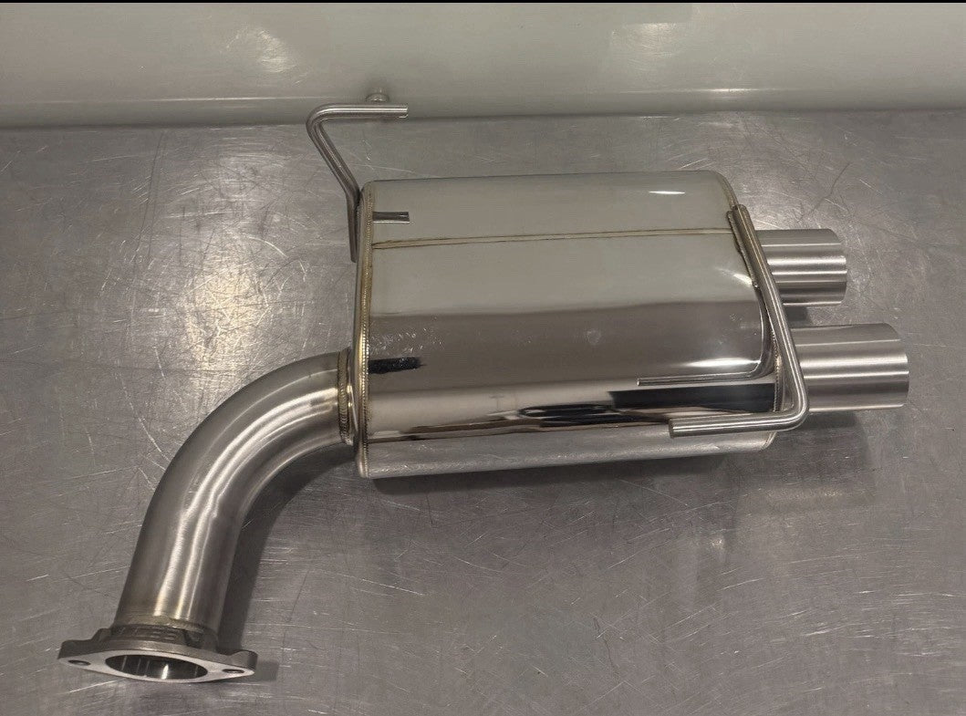 Cobb Muffler Cat Back Exhaust W/ Tips Stainless Steel NEW! FREE SHIPPING! 