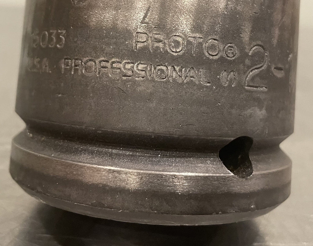 Proto 15033 2-1/16” 6 Point Socket 1-1/2” Drive Impact Socket NEW! FREE SHIPPING