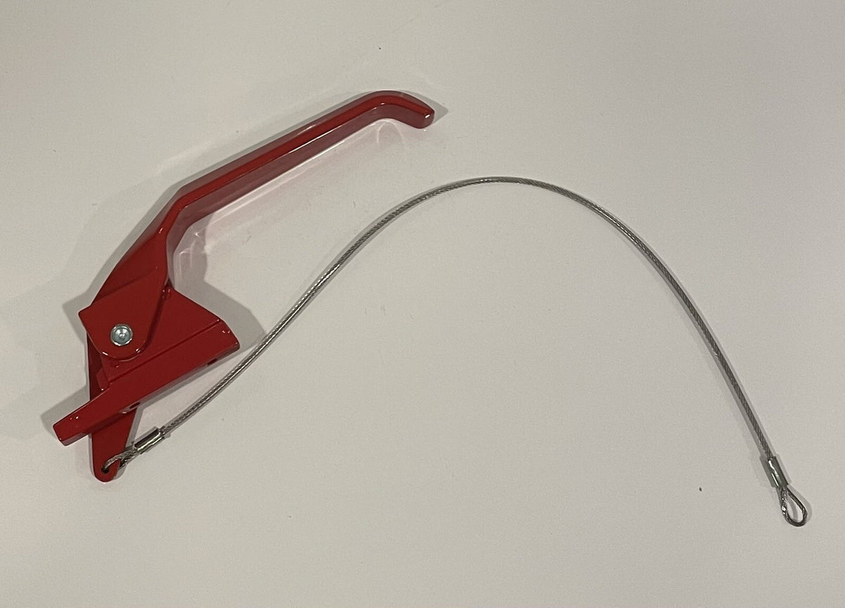 Arow 0371490A LH Global Storm-Tite Egress Handle Red Emergency Lock Latch Red