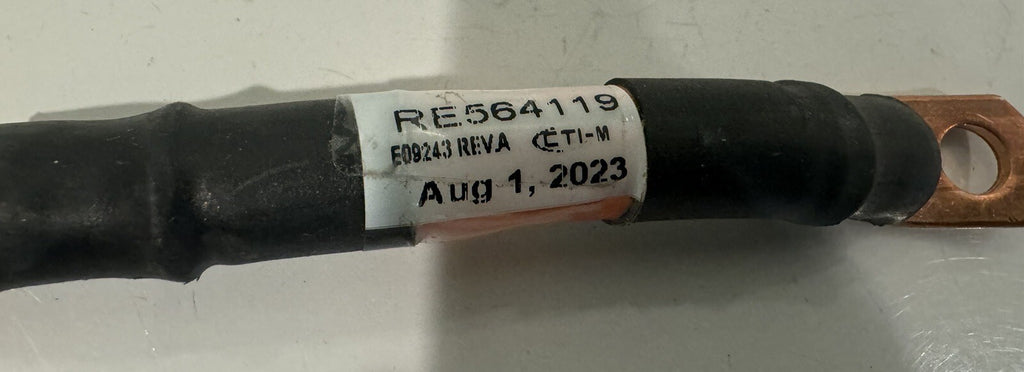 John Deere RE564119 Battery Cable Genuine Jumper NEW! FREE SHIPPING!