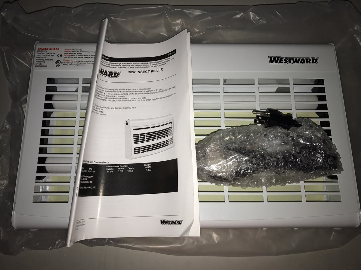 Westward 30 W Portable Fly & Insect Killer Model 32J153A NEW