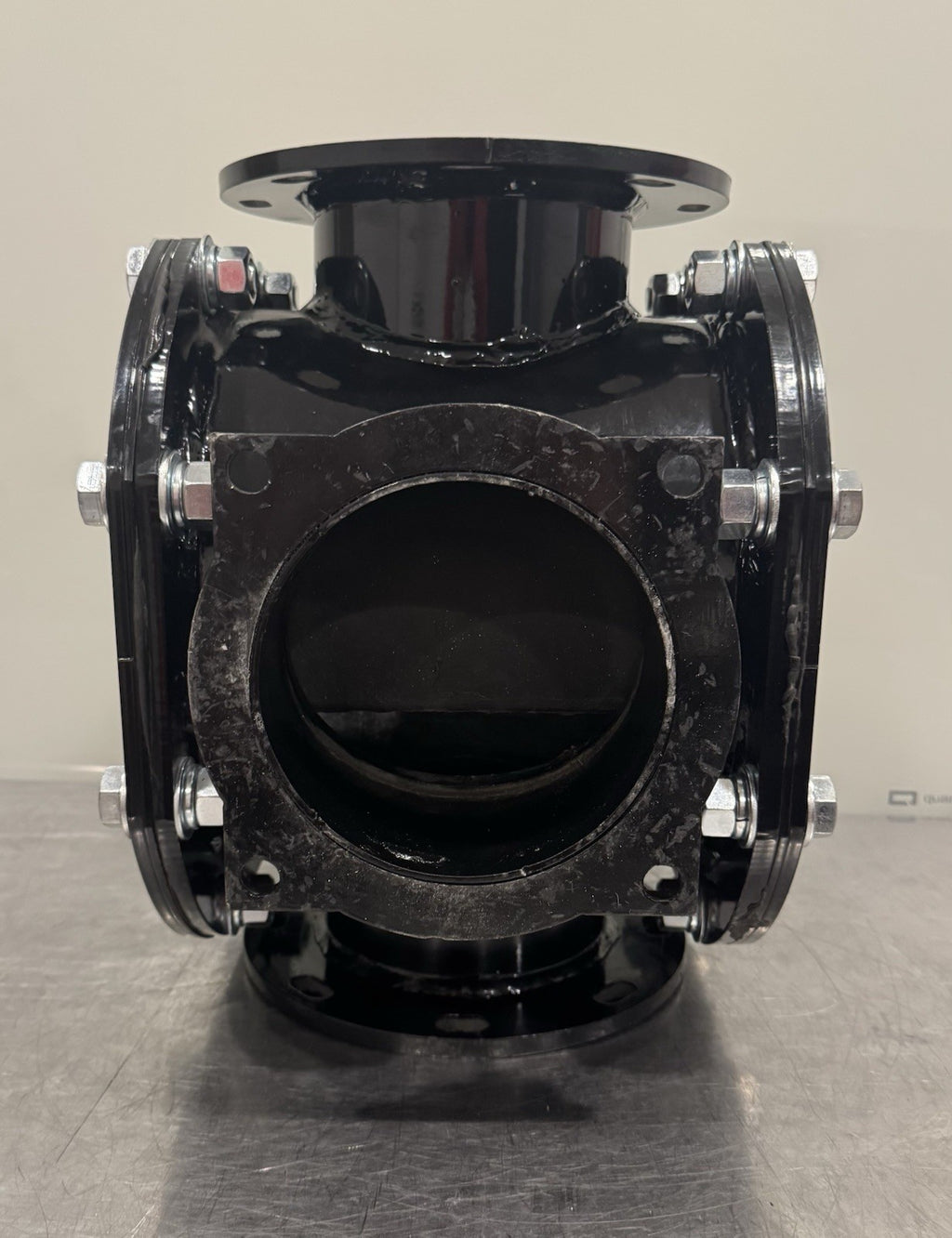 2010-23021-N 3-Way Flanged Rotary Valve 6" NEW! FREE SHIPPING!