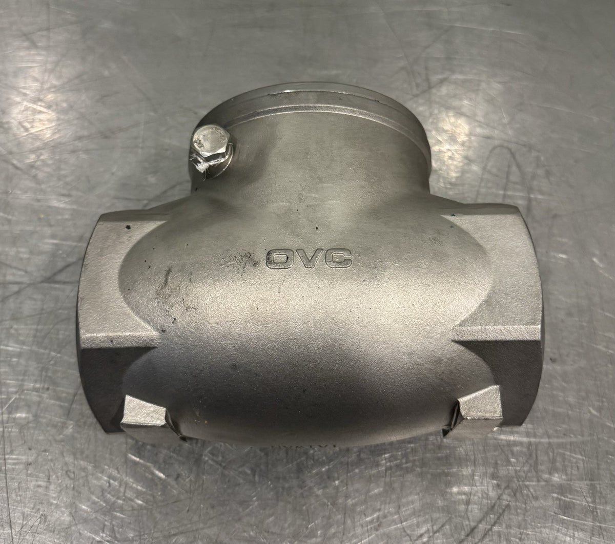 OVC SS200CK 3” Cast Stainless Steel Swing Check Valve Threaded NEW! SHIPS FREE!