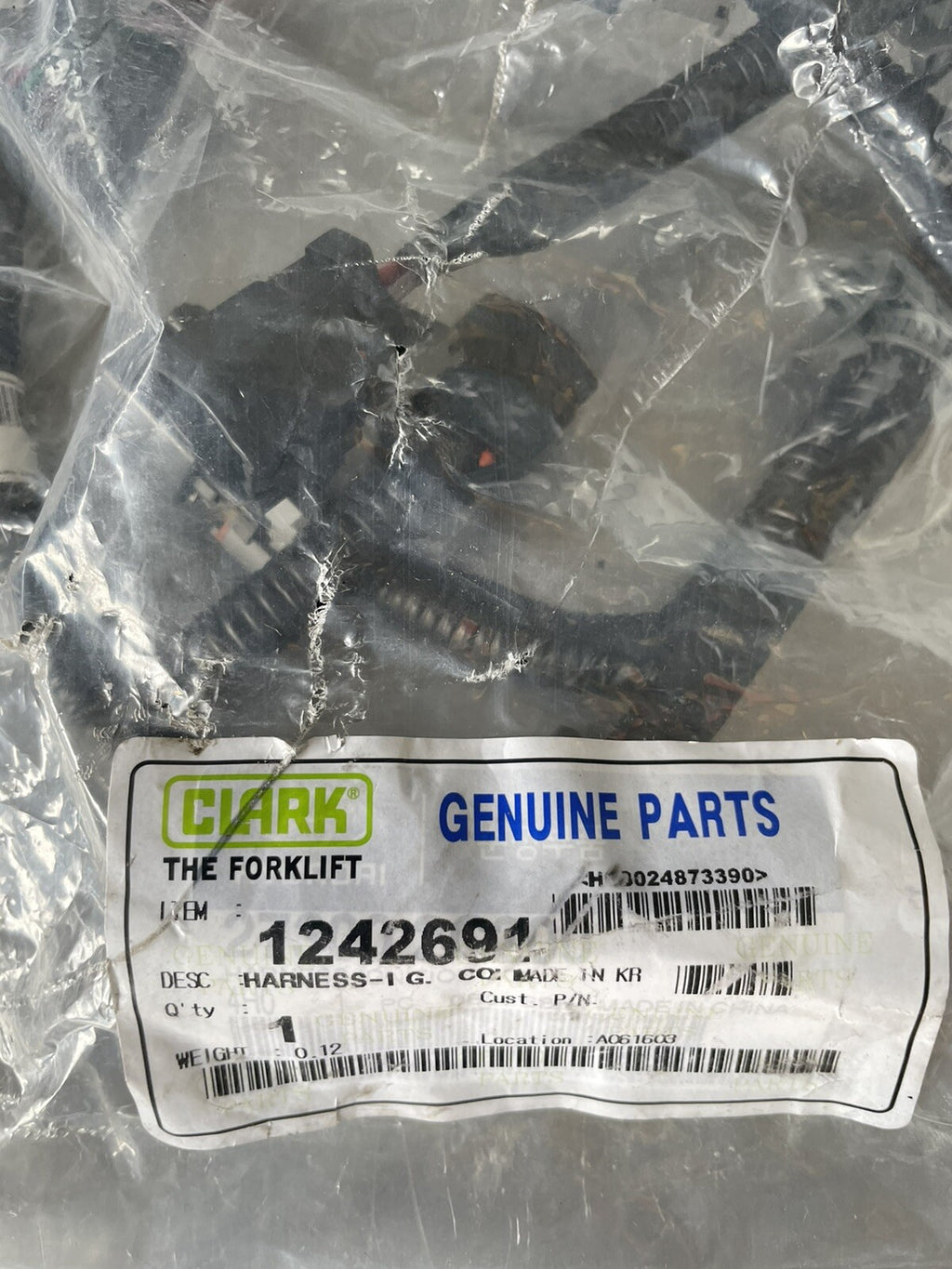Clark 1242691 Ignition Coil Harness BRAND NEW! FREE SHIPPING!