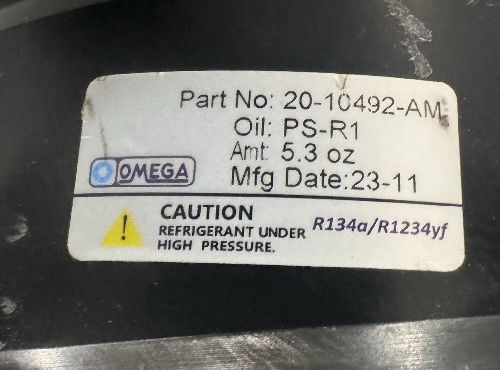 Omega 20-10492-AM AC Compressor W/ Clutch NEW! FREE SHIPPING!