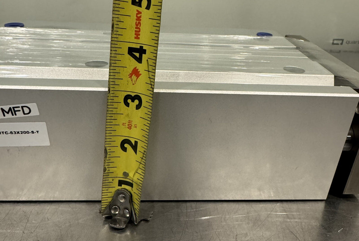 MFD MTC-63X200-S-T Guided Air Cylinder Dual Rod NEW IN BOX! FREE SHIPPING!