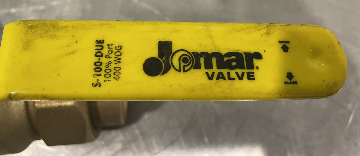 Jomar 160-507 Brass Ball Valve 1-1/2” S-100-DUE NEW! FREE SHIPPING!