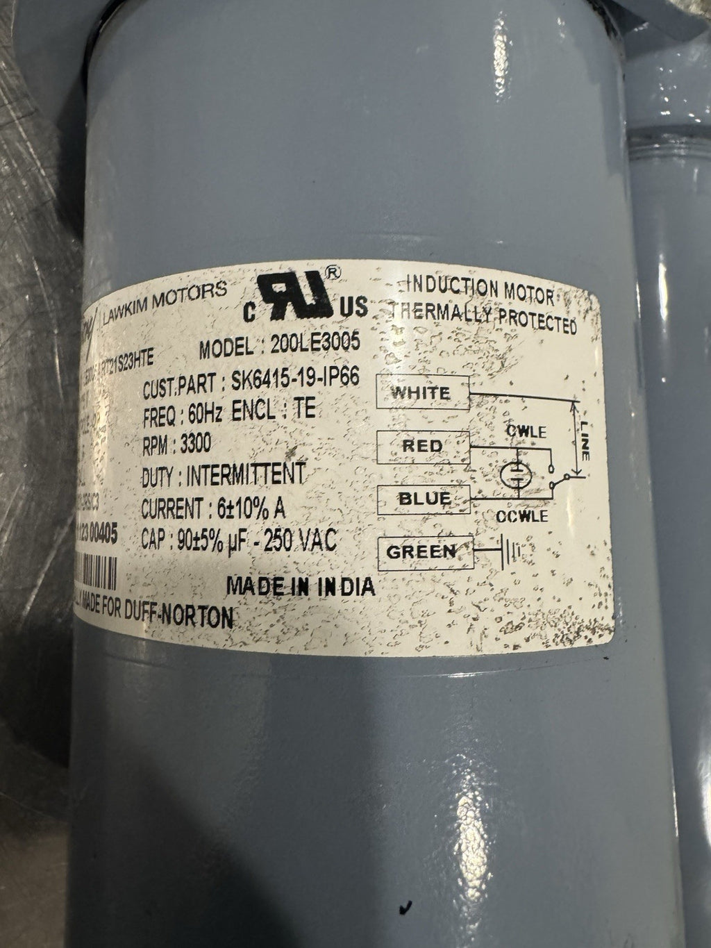 Duff Norton PSPA6415-12 Linear Actuator 115V 12” Stroke NEW! MISSING MOTOR CAP!