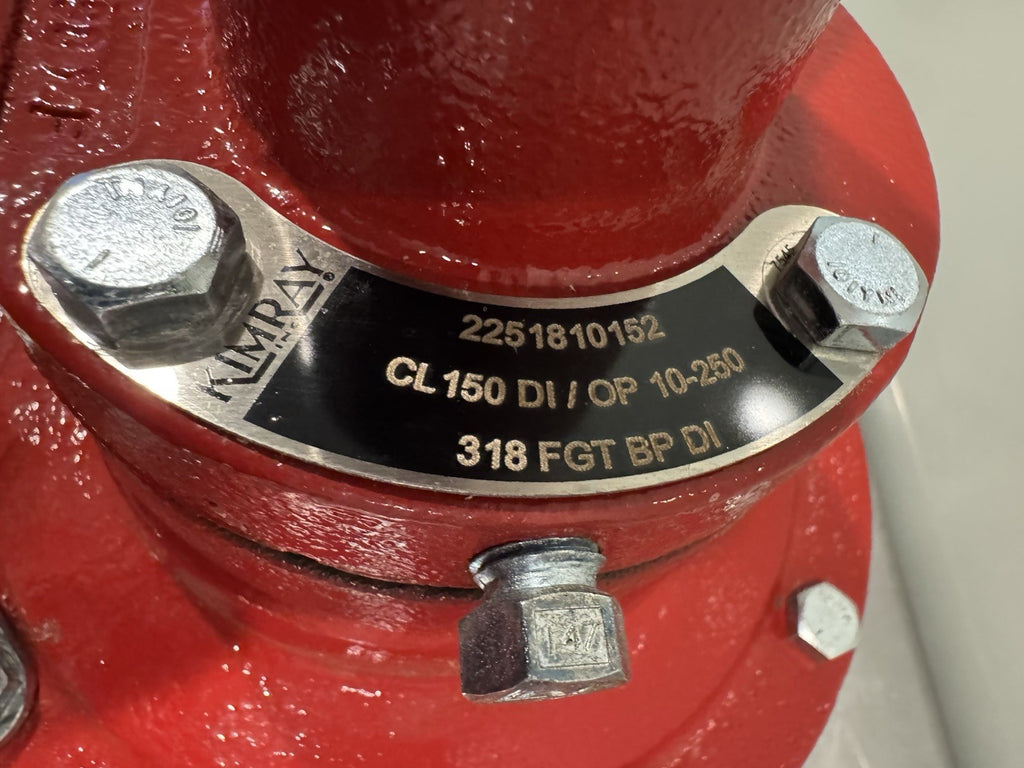 Kimray 2251810152 Pressure Regulator CL150 DI/OP 10-250 318 FGT BP DI NEW!