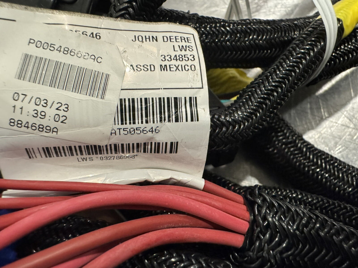 John Deere AT505646 Front Wiring Harness NEW! FREE SHIPPING!