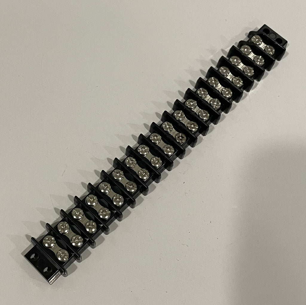 Cinch 18-141 Terminal Block 20A 250V 14-28AWG 2 Row 18 Position NEW!