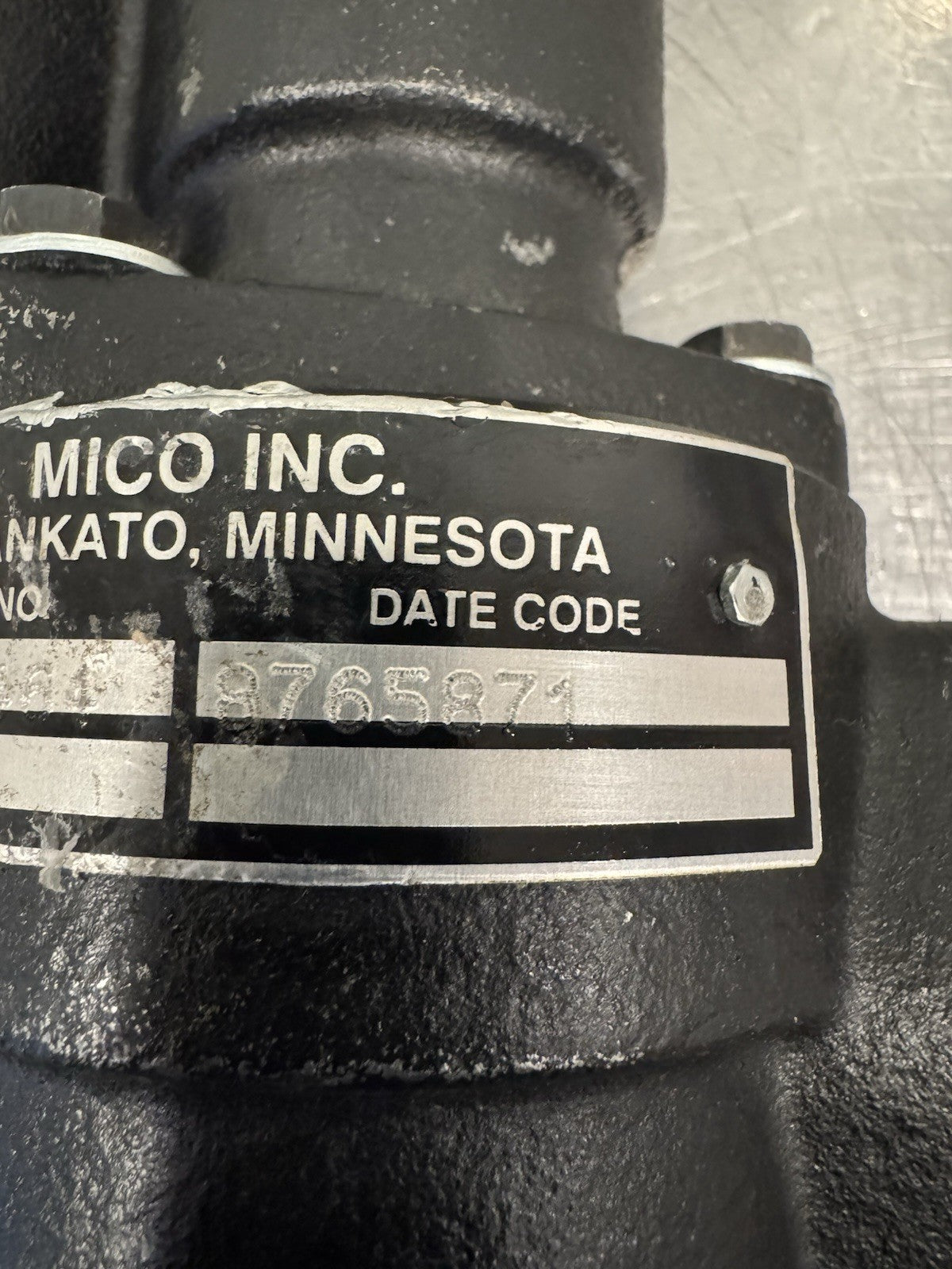 Mico 02-460-464 Hydraulic Power Brake Flow Control Valve NEW! FREE SHIPPING!