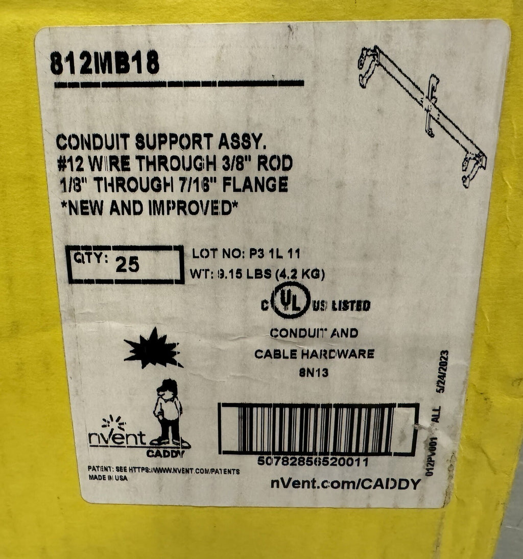Nvent 812MB18 Conduit Support ASSY 25 PACK NEW IN BOX! FREE SHIPPING!