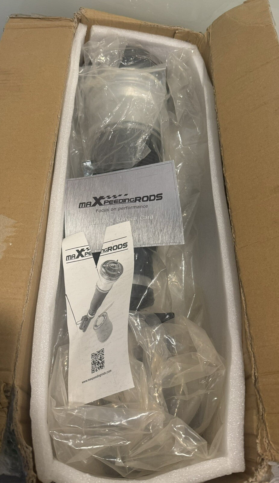 MaxPeeding Rods 2203202438 Air Shock 2203202438-LC-V2 NEW IN BOX! FREE SHIPPING!