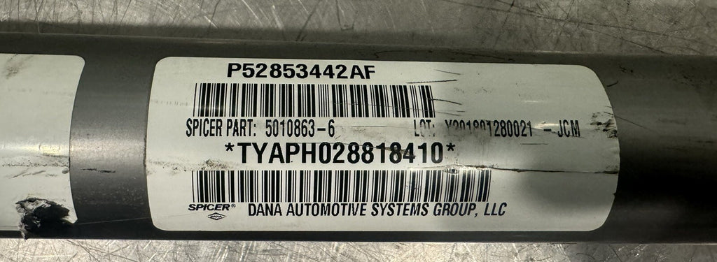 52853442AF Dana Spicer Genuine Driveshaft For JEEP NEW! FREE SHIPPING!