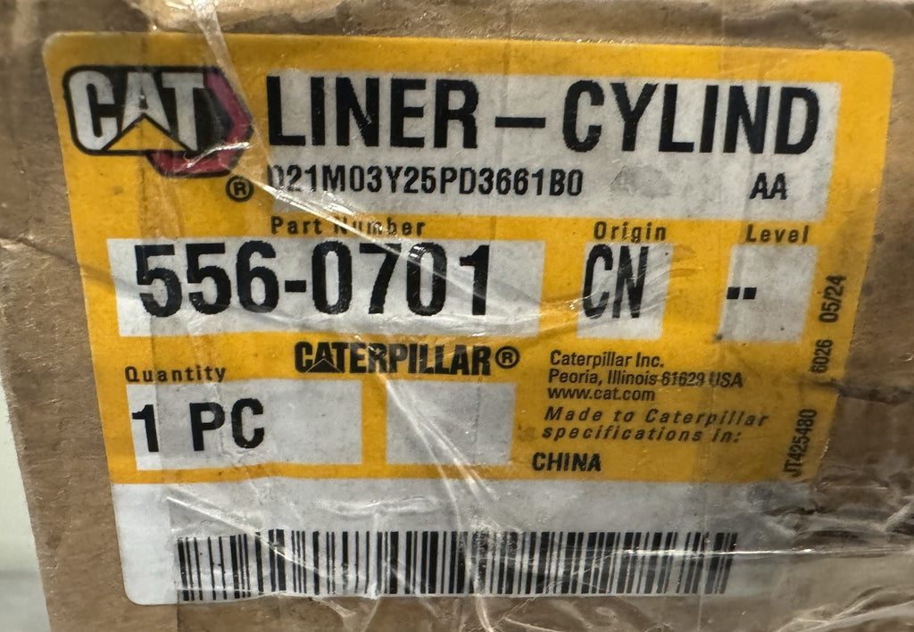 Caterpillar 556-0701 CAT Cylinder Liner Genuine NEW IN BOX! FREE SHIPPING!