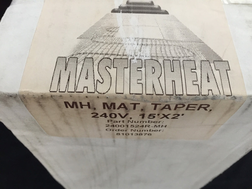 Masterheat 24001524R-MH Floor Heating Mat 15'x 2' (30 Square Feet) 8013876 NEW!