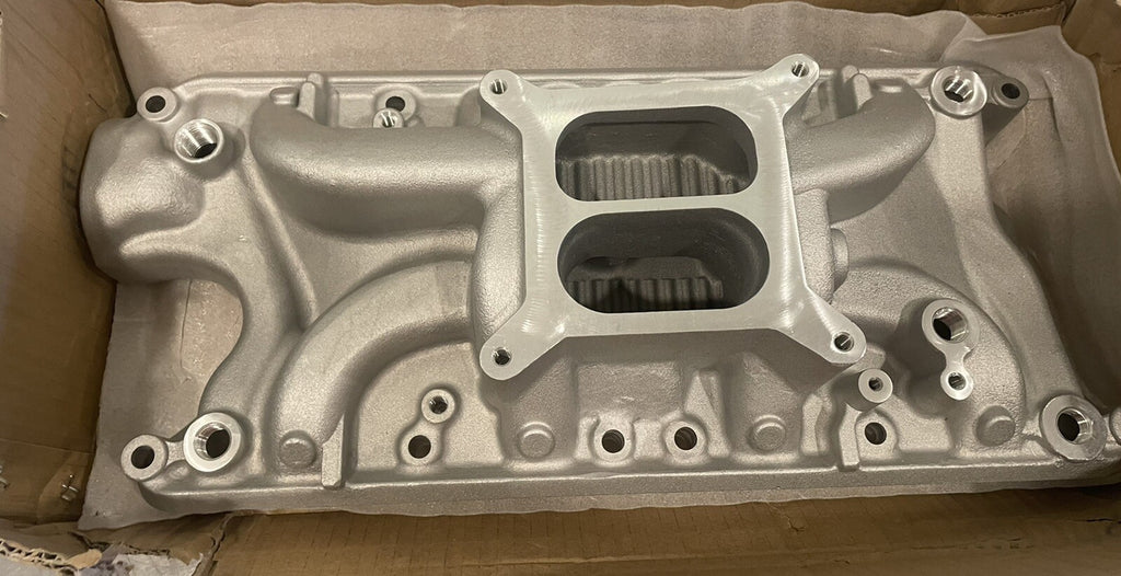 IM43214 Intake Manifold Aluminum Small Block NEW IN BOX! FREE SHIPPING!