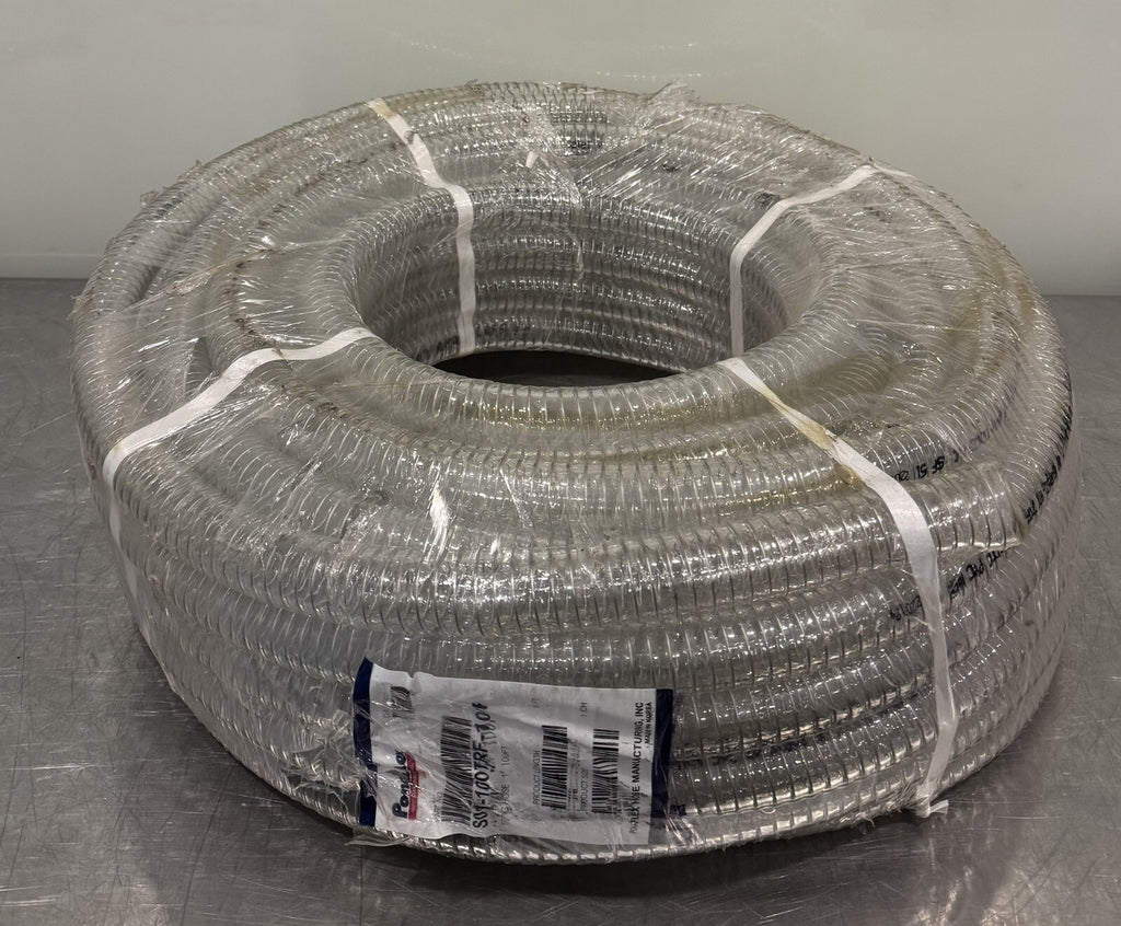Ponaflex S01-100TRF-100F Spring Hose 1” x 100’ Food Grade NEW! FREE SHIPPING!