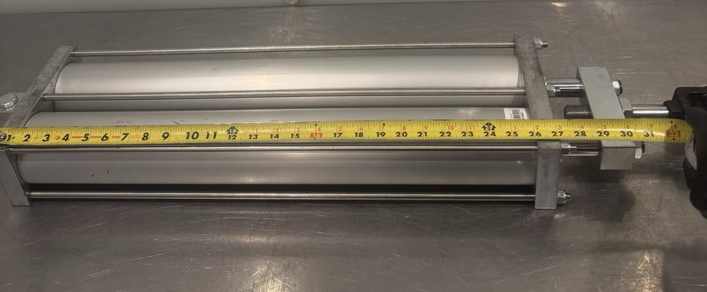 Lanau 3-1/4 X 24DBL Double Pneumatic Air Cylinder NEW! DENTS! FREE SHIPPING!